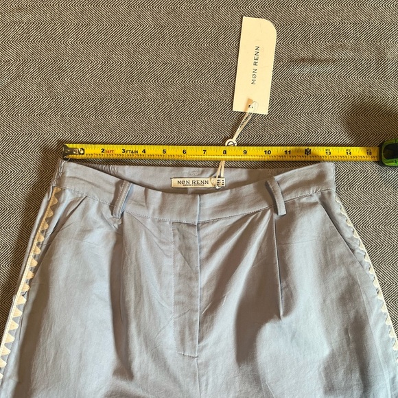 NWT MON RENN Anthropologie Lisle Pant Size M/10 - Picture 10 of 16